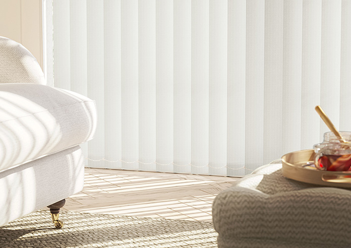Crossweave, Ice - Vertical Blind - Image 5